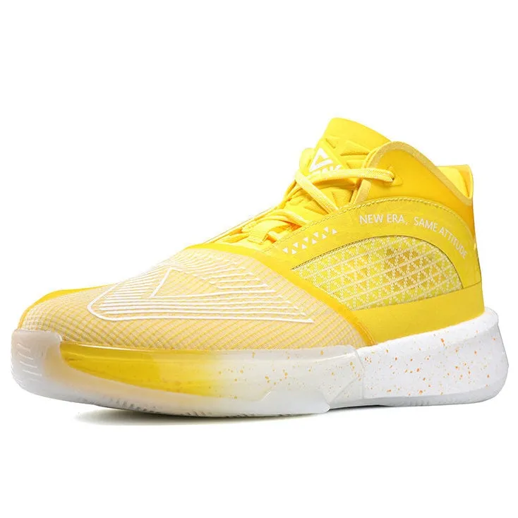 PEAK Andrew Wiggins Basketball Shoes Limited Edition TAICHI Yellow Simple Step Footwear Slip On Comfort