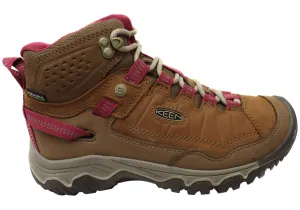 Keen Womens Lace Up Comfortable Targhee IV Mid Waterproof Hiking Boots Boat Walk Hill Walk