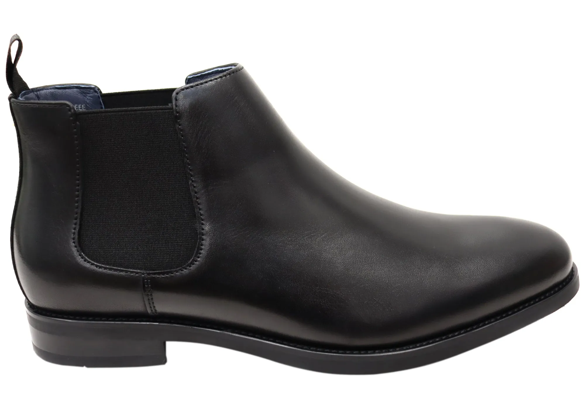Comfort Flex Synthetic Upper Florsheim Mens EEE Triple Wide Leather Ceduna Plain Toe Chelsea Boots