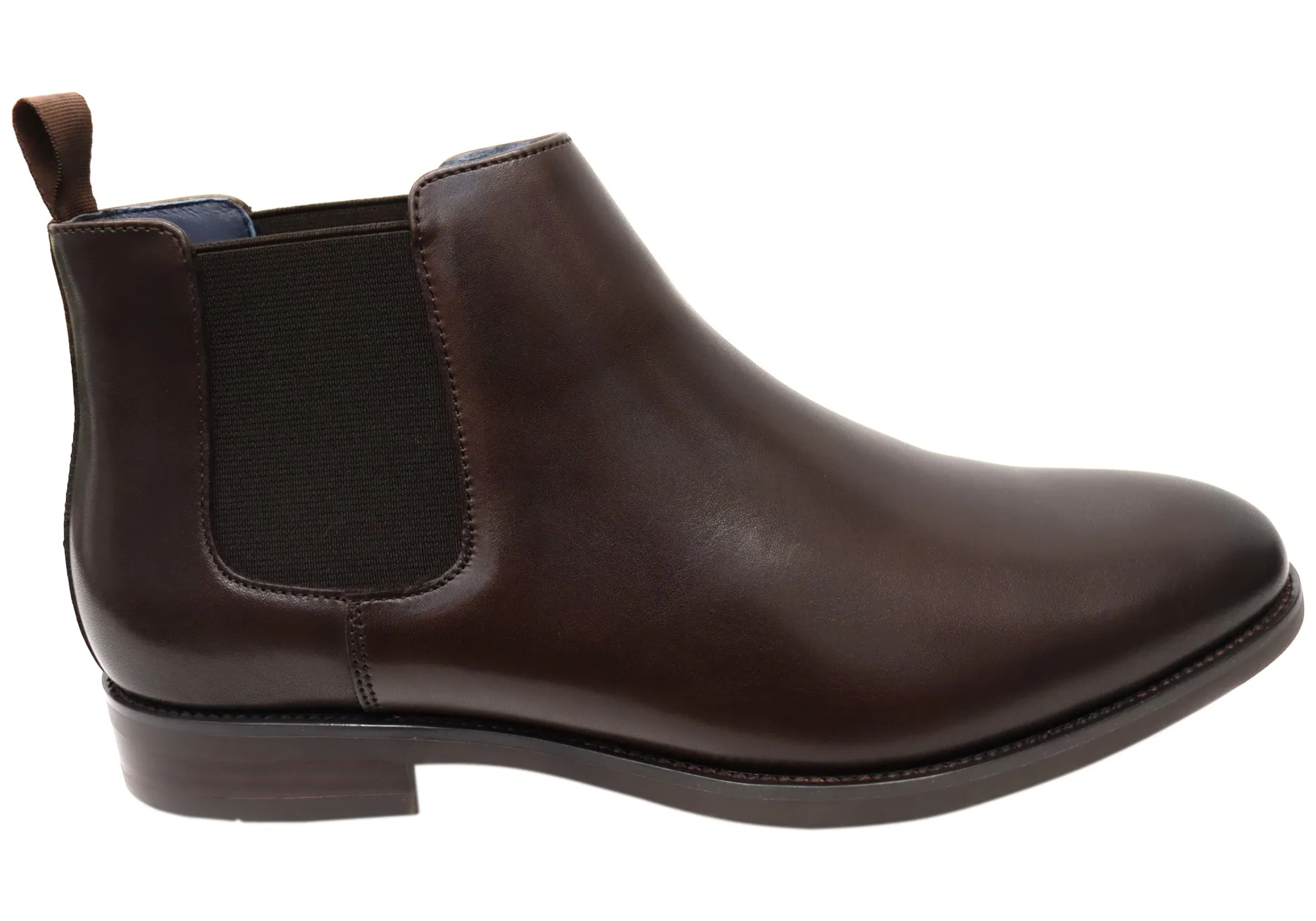 Florsheim Mens EEE Triple Wide Leather Ceduna Plain Toe Chelsea Boots New York