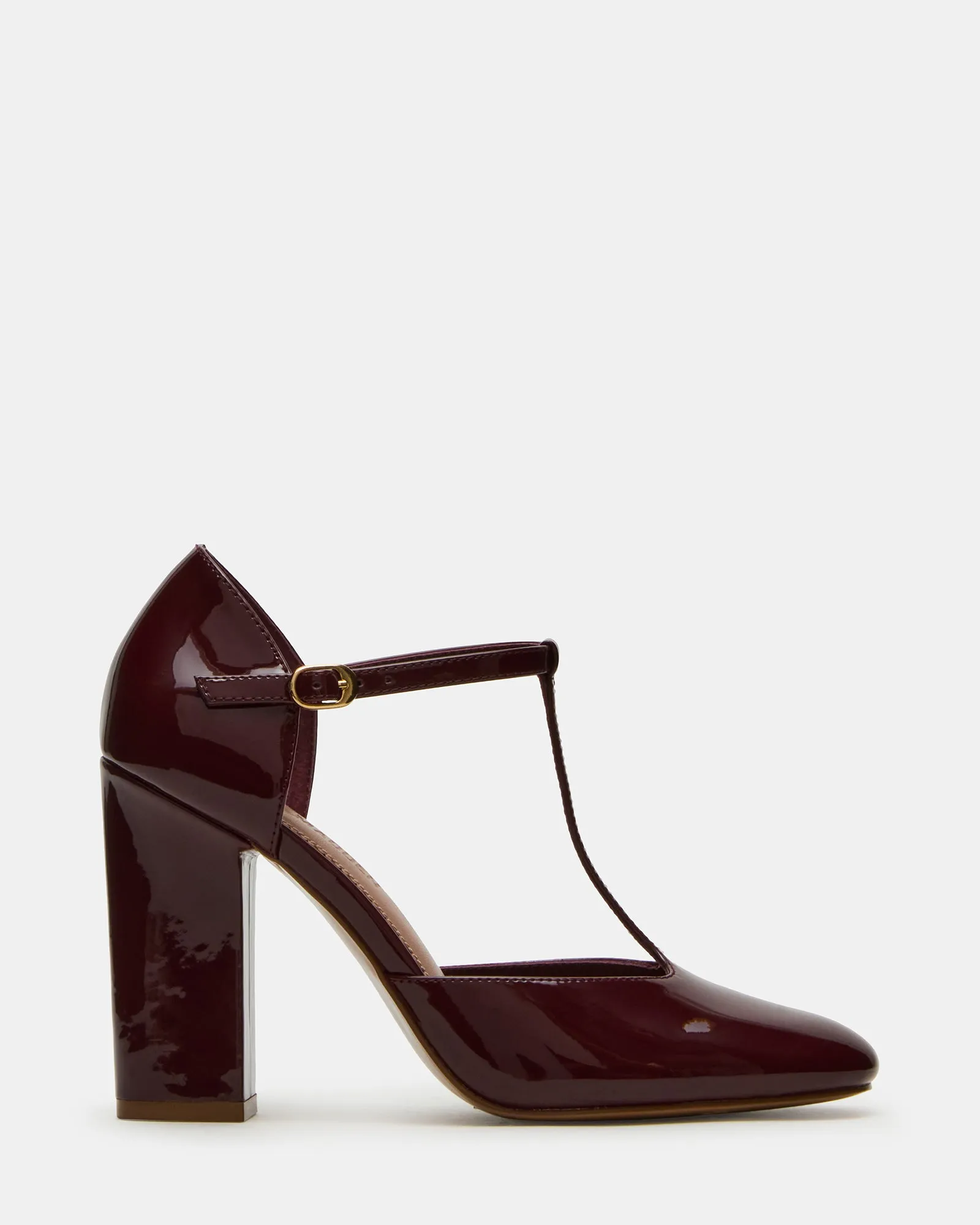 MALCOLM BURGUNDY PATENT Smart Office Shoes Wedding Day Stilettos