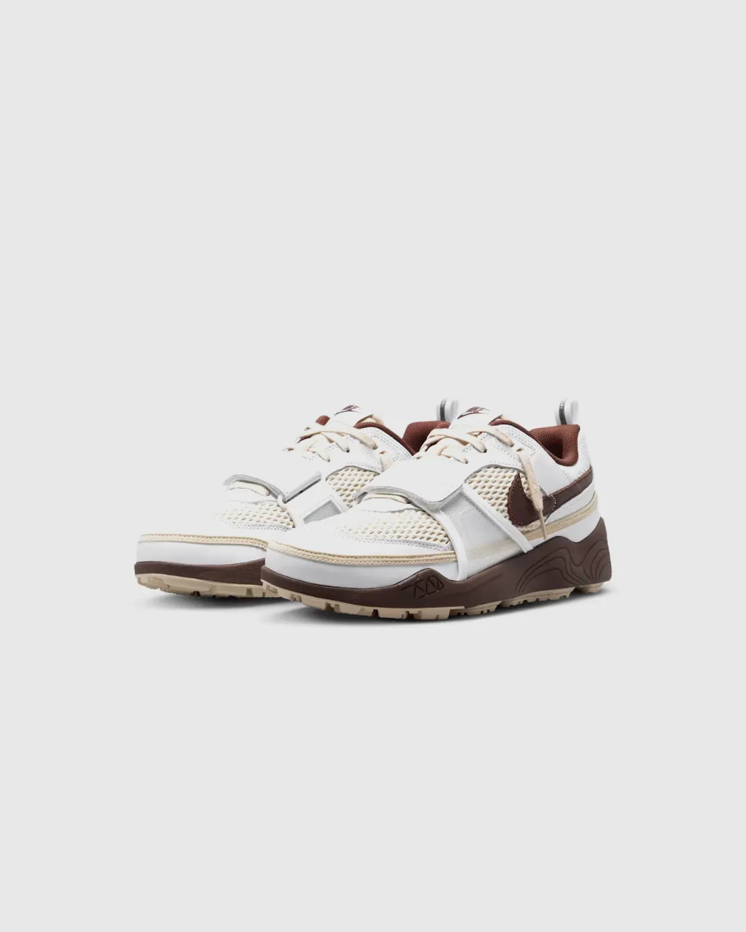 adult shoe aesthetics Nike X Zoom Field Jaxx 'White and Light Chocolate' Sneakers