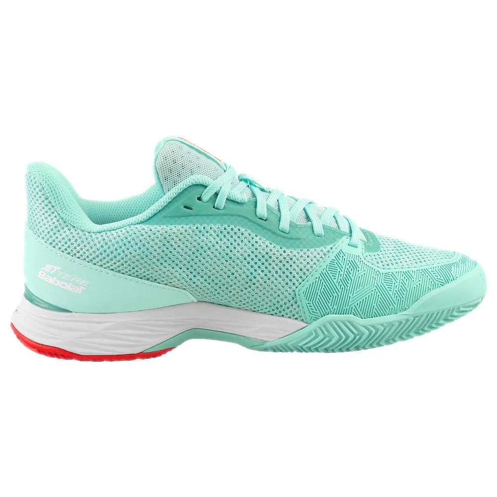 Lace Secure Babolat Women's Jet Tere - Clay - Yucca/White