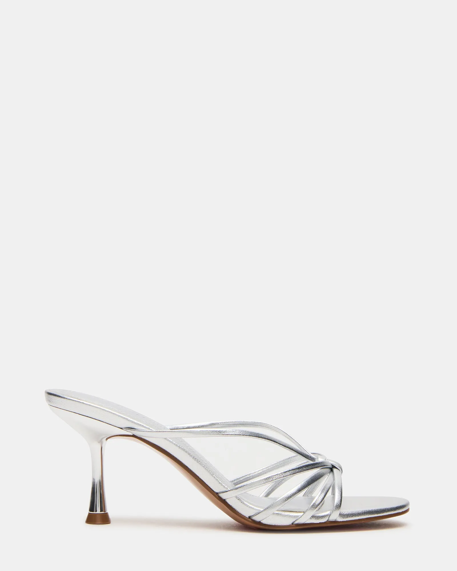 Evening Heels for Bridesmaids Designer Stilettos EDNA SILVER LEATHER