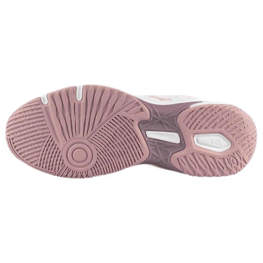 Asics Women's Gel-Rocket 11 - White/Watershed Rose Slim Comfort Effortless Glide
