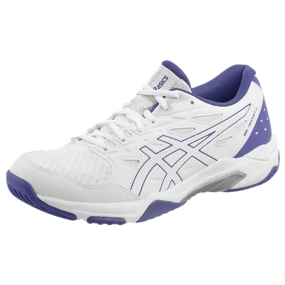 Asics Women's Gel-Rocket 11 - White Custom Style