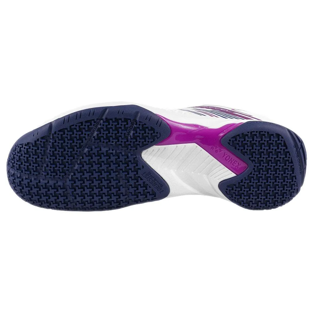 Yonex Women's Cascade Accel - Wide - White/Purple Fashionable Dash One