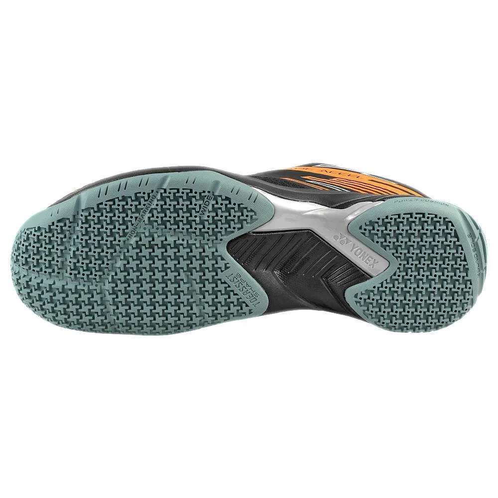 Sustainable Design High Cushioning Yonex Men's Cascade Accel - Wide - Black/Orange