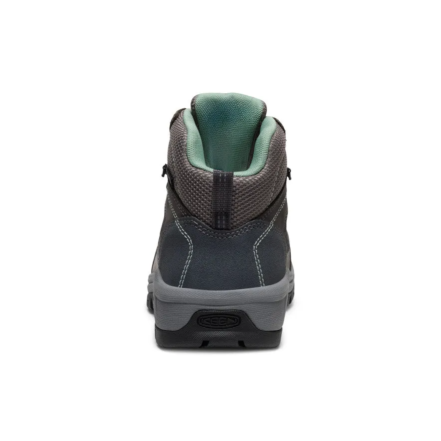 Sporty Design Women's Skokie Waterproof Work Boot (Carbon Toe)  |  Magnet/Black