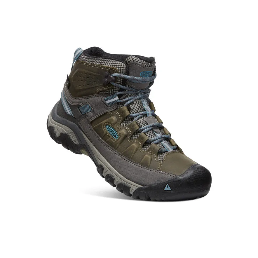 High Cushion High Performance Trekking Women's Targhee III Waterproof Mid  |  Magnet/Atlantic Blue