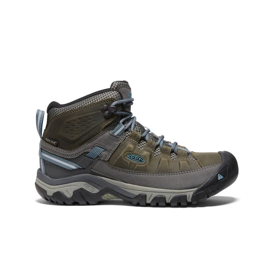 Women's Targhee III Waterproof Mid  |  Magnet/Atlantic Blue Cushioned Sole High Traction Walk
