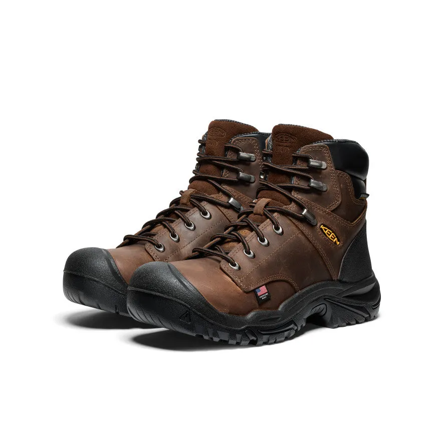 Men's Mt Vernon II 6" Waterproof Boot (Steel Toe)  |  Dark Earth/Black Weather Ready