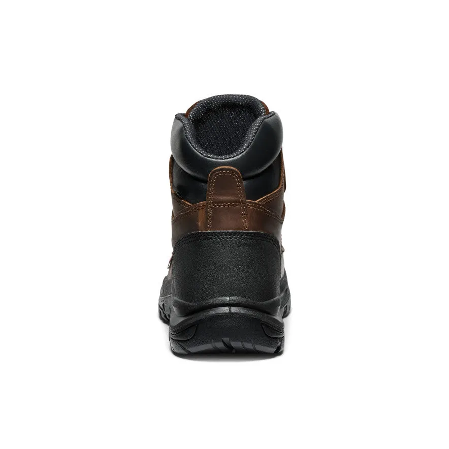 Comfortable toe box Men's Mt Vernon II 6" Waterproof Boot (Steel Toe)  |  Dark Earth/Black