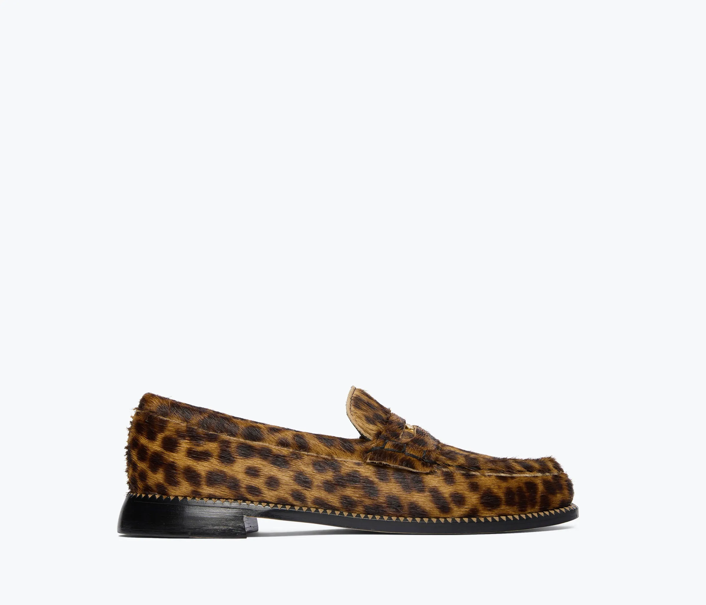 Premium Leather Fringed Tongue ELBA PENNY LOAFER