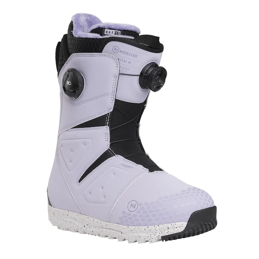 Nidecker 2025 Womens Altai Boots - Lavender Travel in Snow Cold Trek
