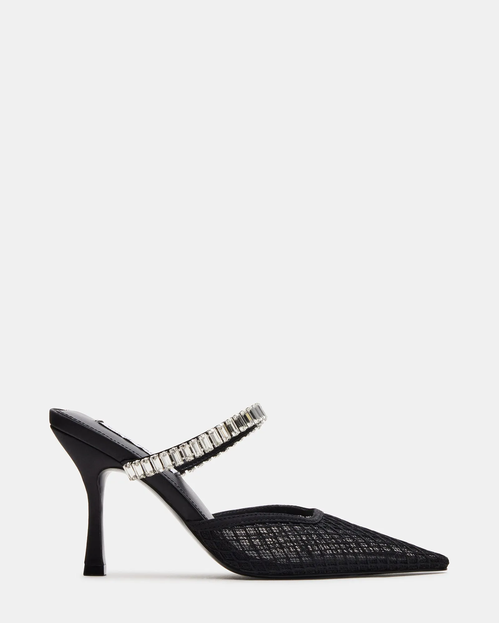 Romantic Wedding Shoes BRECKI BLACK RHINESTONES