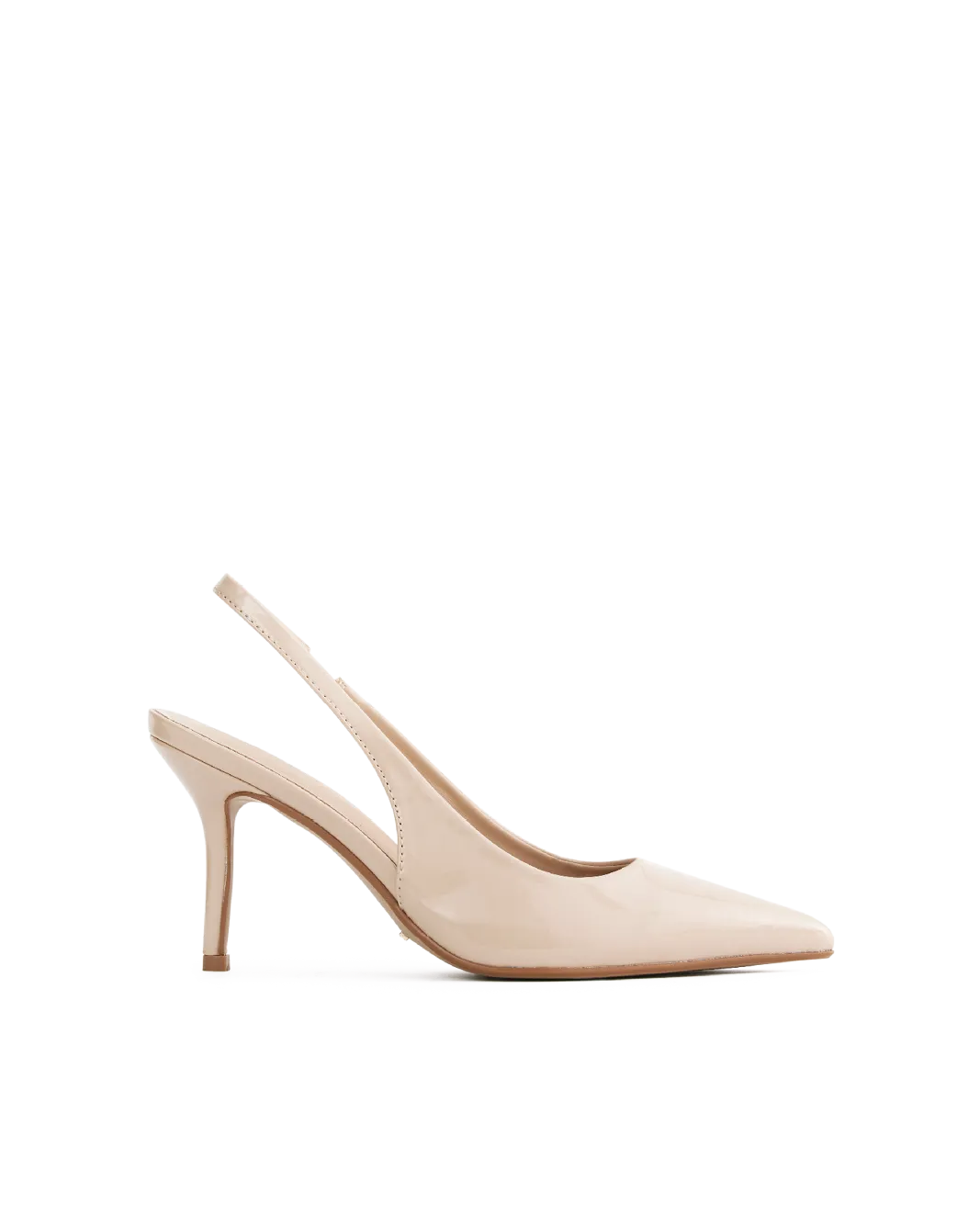 Chic Heeled Booties BLONDIE - NUDE PATENT