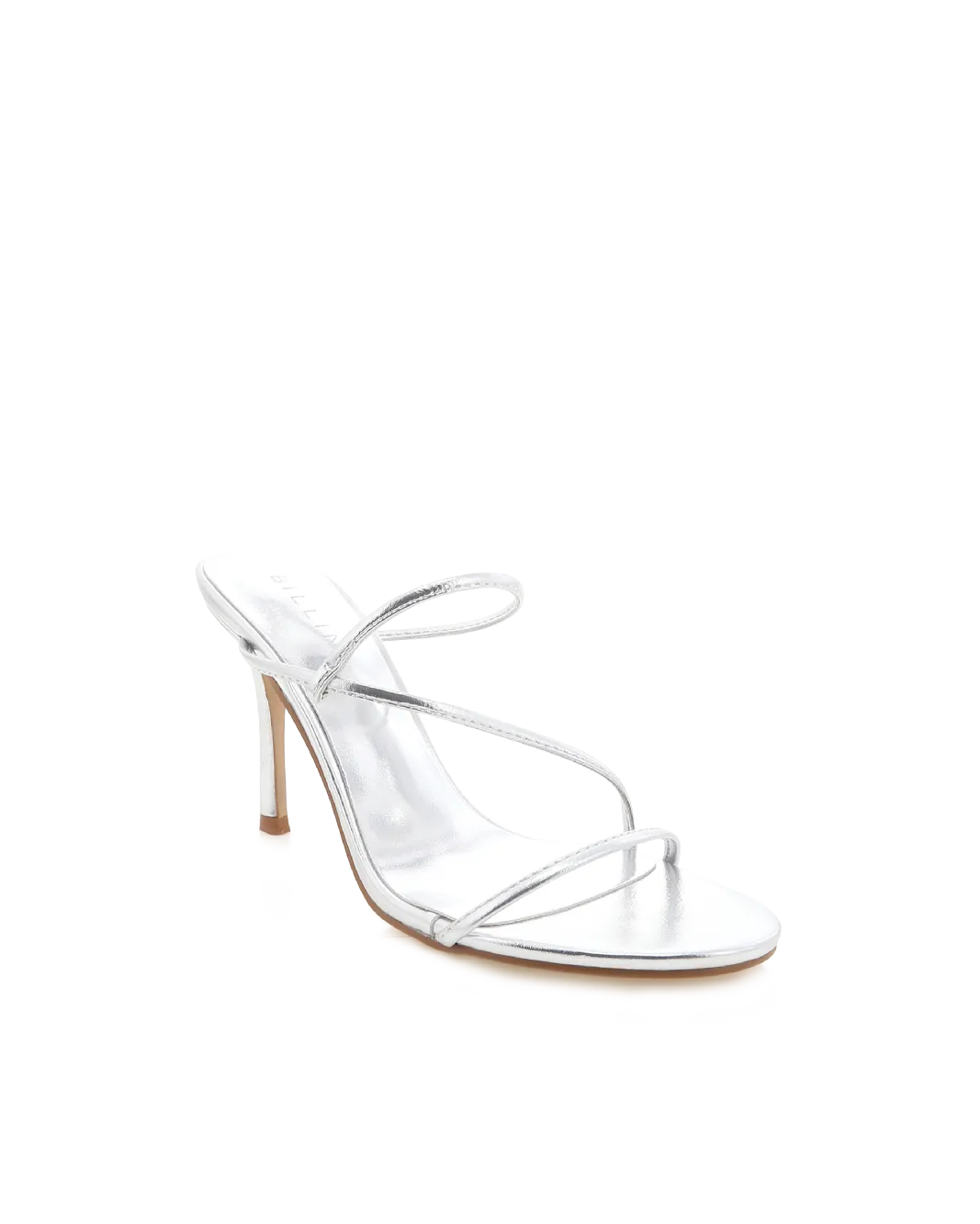 ULRICA - SILVER METALLIC Peep Toe Sandals for Party Wedding Heels for Bridesmaids