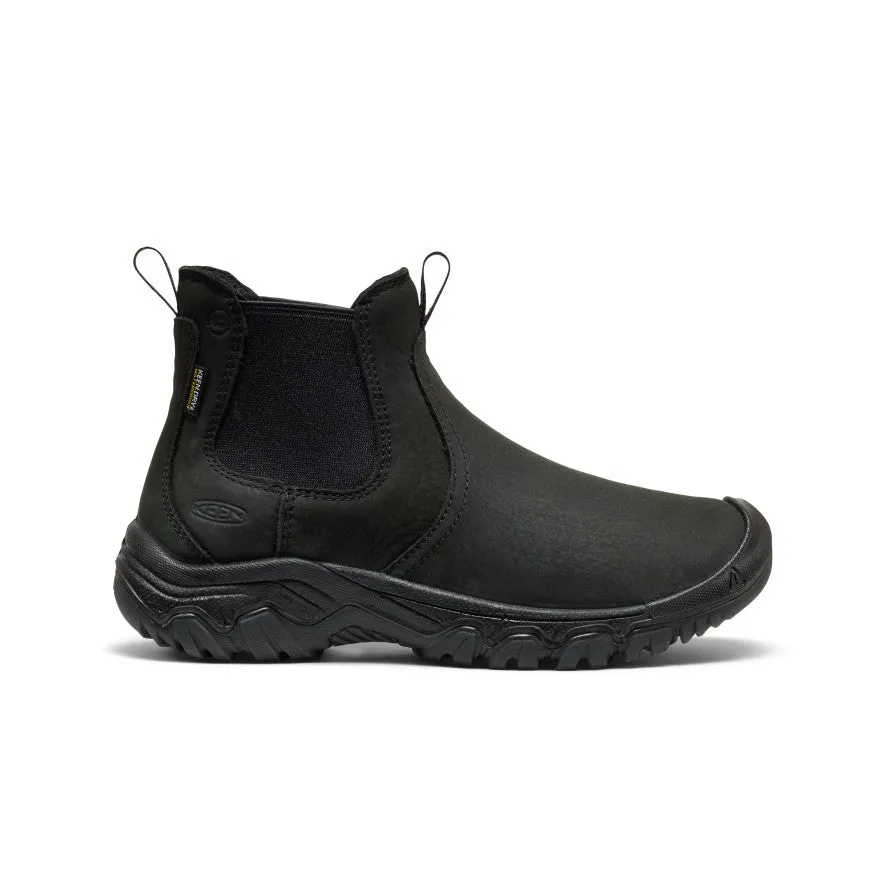 Daily Utility Women's Greta II Waterproof Chelsea  |  Black/Black