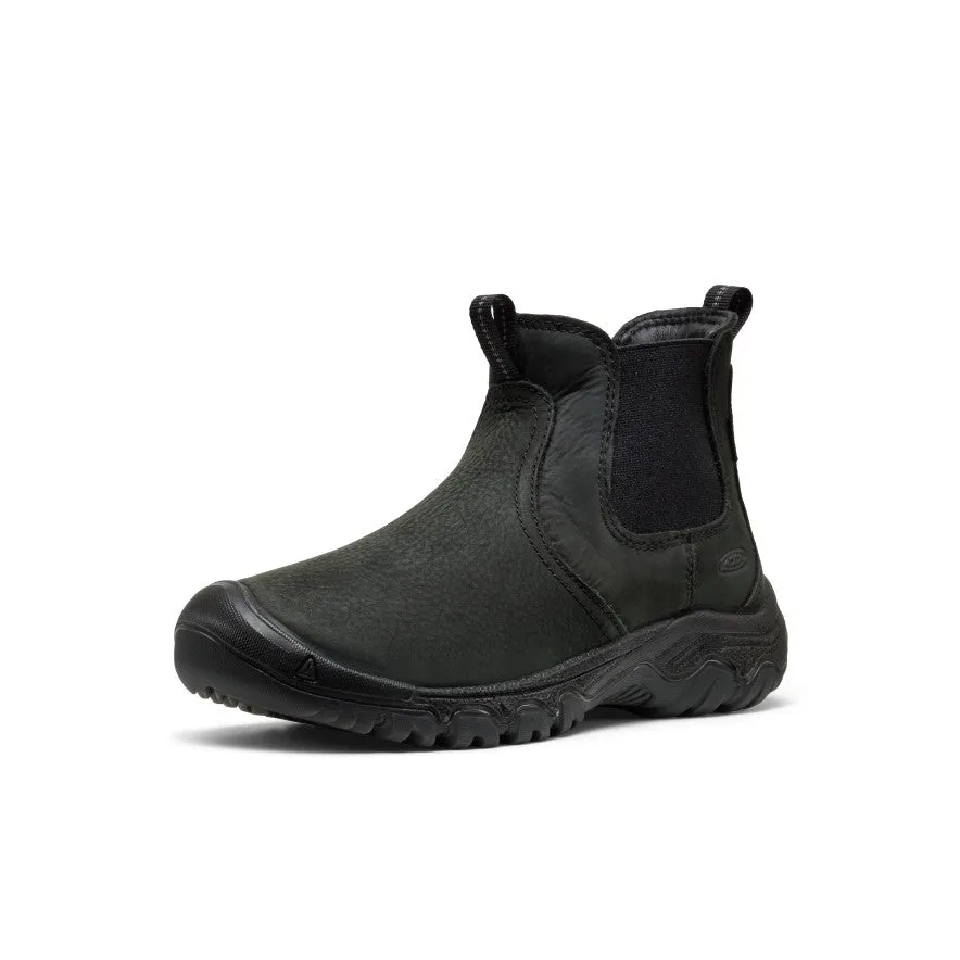 Women's Greta II Waterproof Chelsea  |  Black/Black All Day Use
