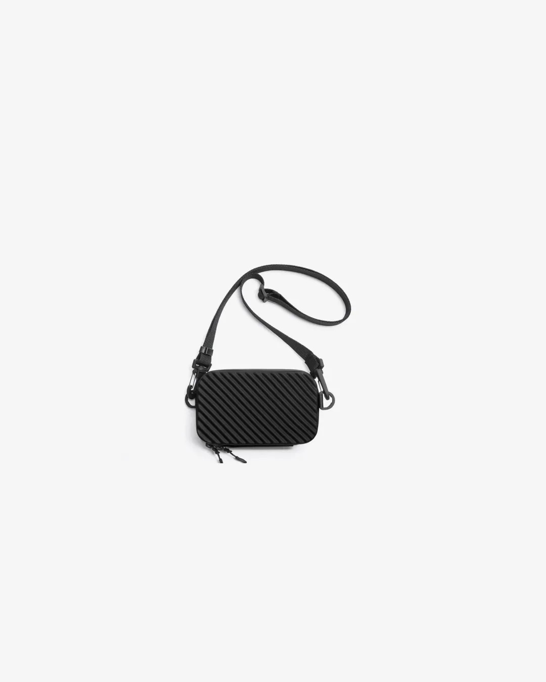 Zara Rigid Cross Body Bag 'Black' indoor - track running shoes