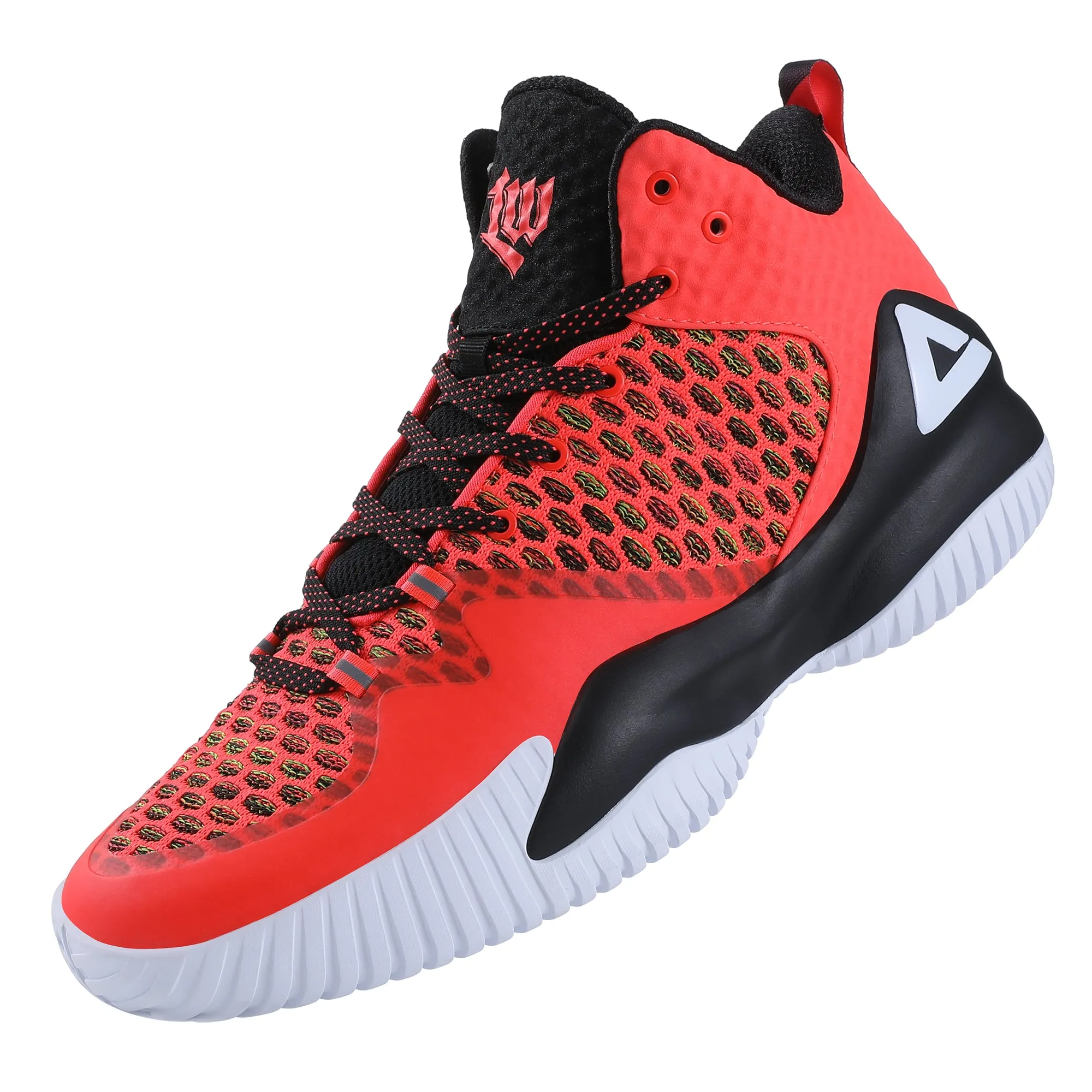 Smart Technology PEAK Basketball Shoes Lou Williams Streetball Master Fluorescent Orange