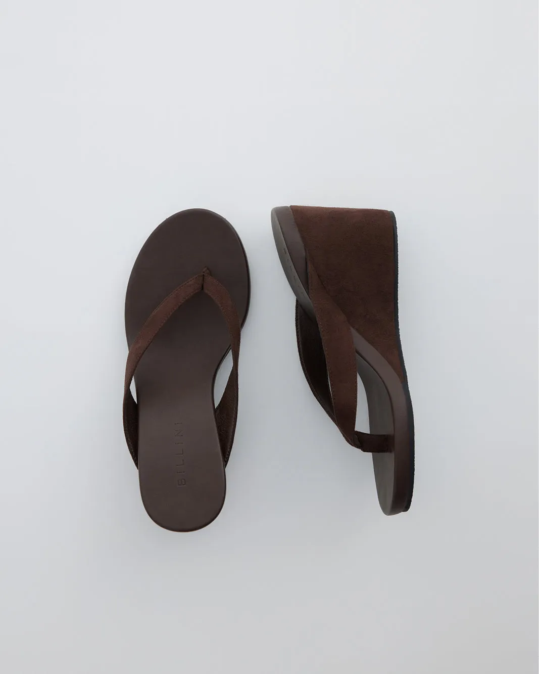 Open Toe Pumps RAVYN - DARK CACAO SUEDE