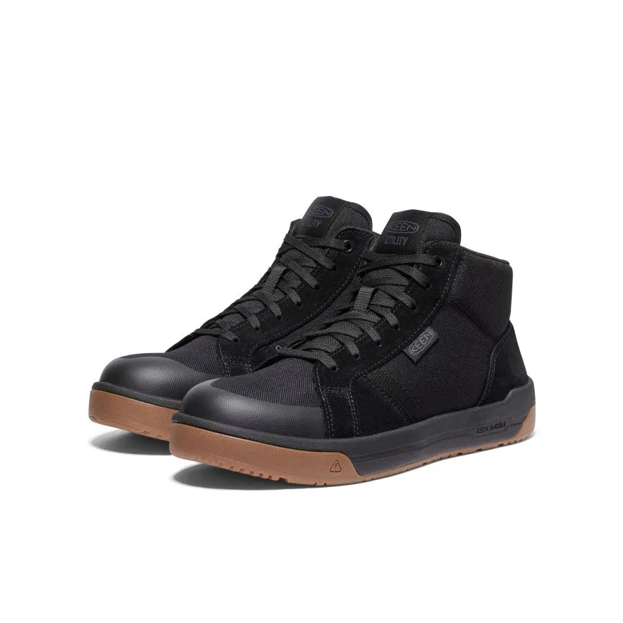 Men's Kenton Mid Work Shoe (Carbon Toe)  |  Black/Gum Comfortable to walk Utility Style