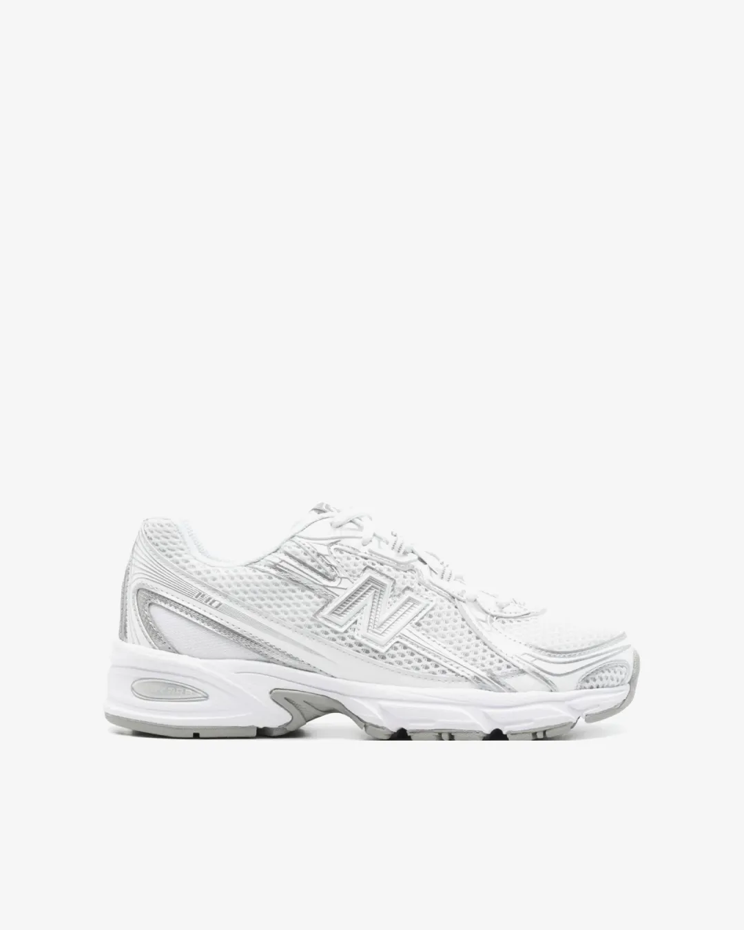 Warm-up packable running shoes New Balance 740 White / Metallic Silver Sneakers