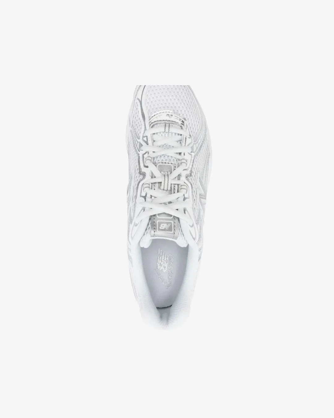 Synthetic Cool Pop New Balance 740 White / Metallic Silver Sneakers