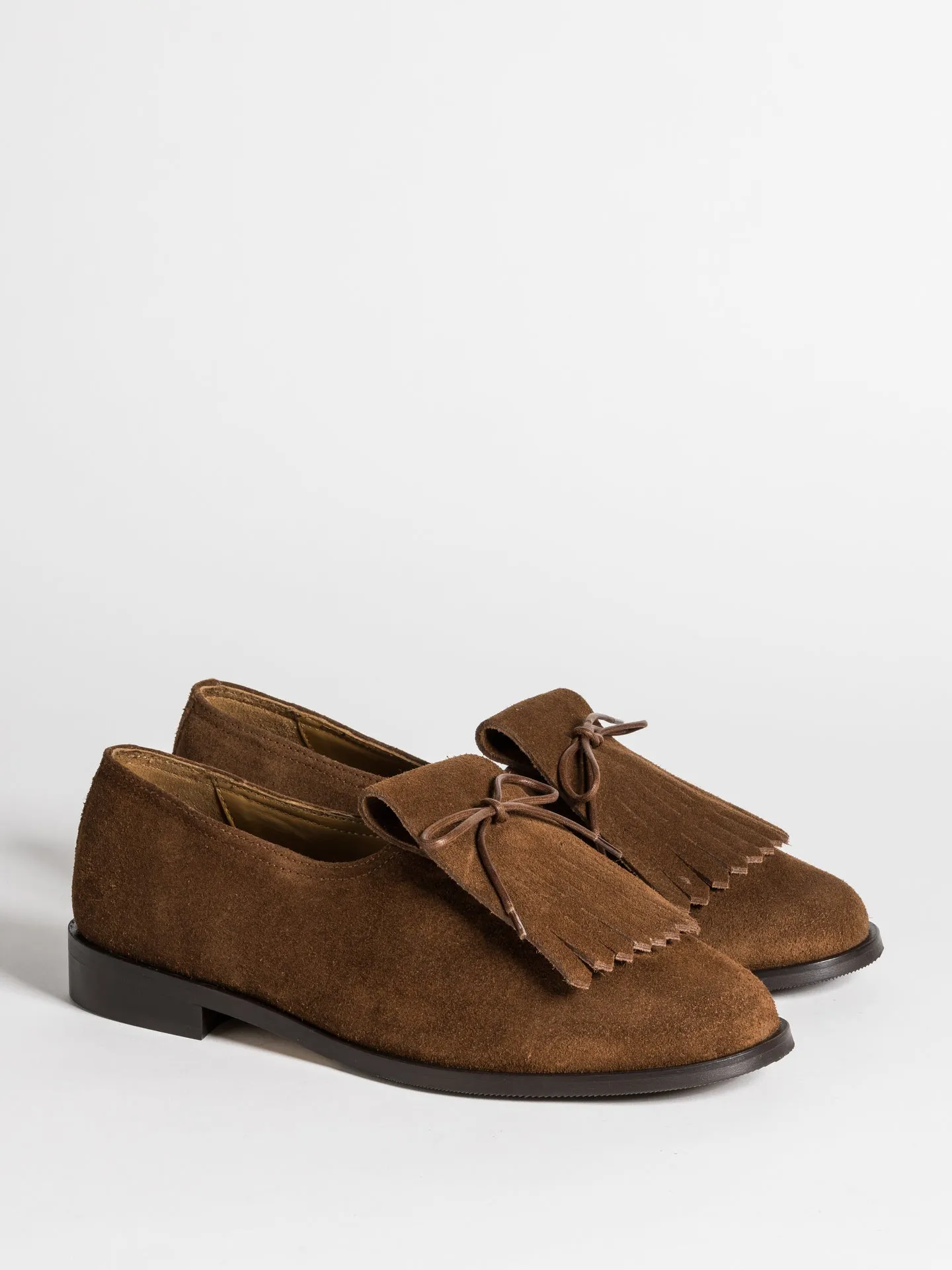 MATT NEW BROWN High-Quality Materials Polished Fit