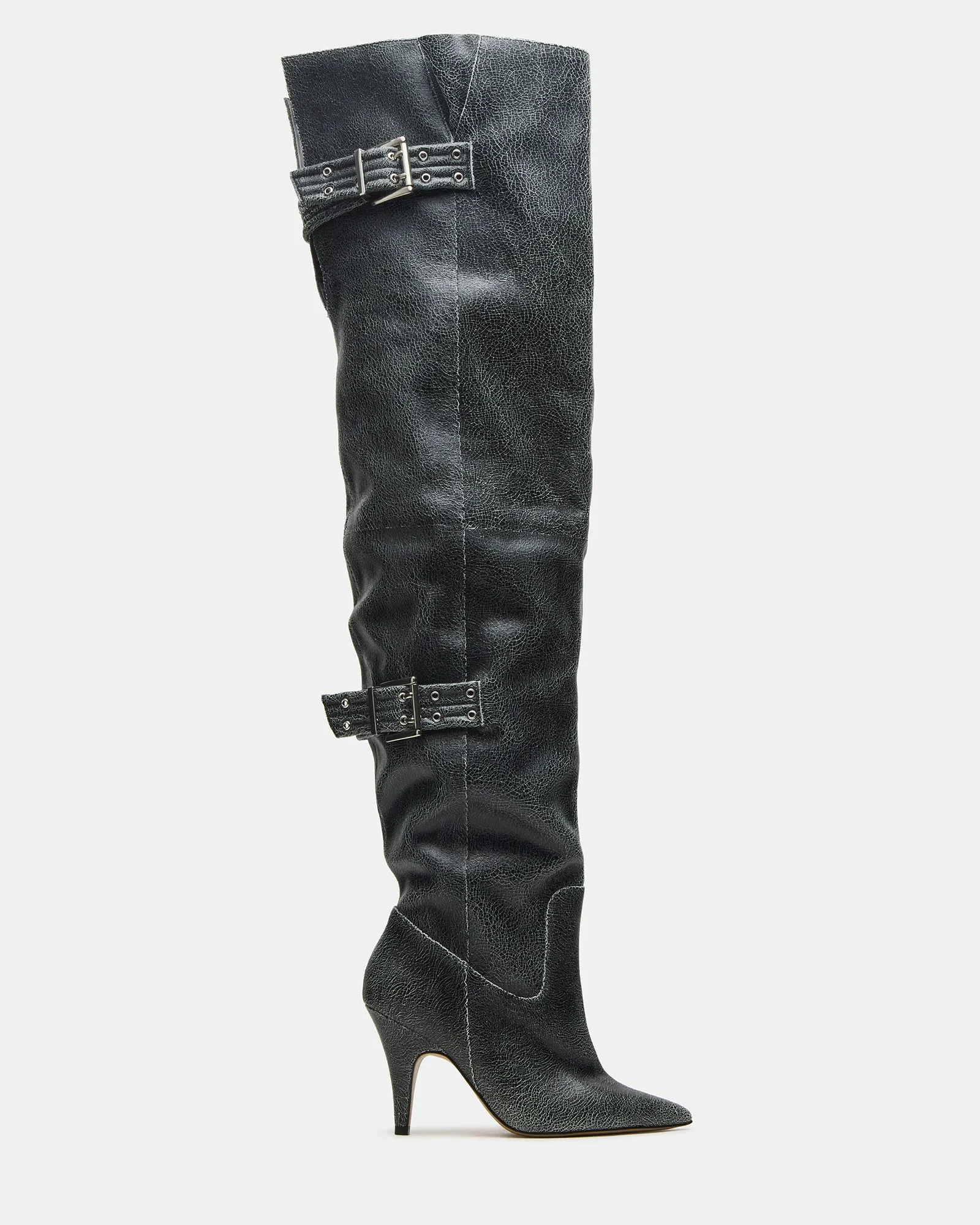 BADDIE BLACK DISTRESSED Year Round Metallic Accent