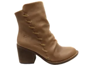 track and field athletes - specific functions strongest Born Toni Womens Comfortable Leather Mid Heel Ankle Boots