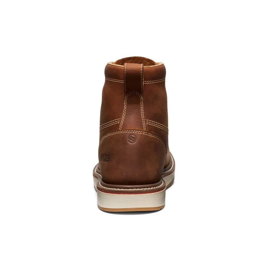 Men's Liberty 6" Boot (Soft Toe)  |  Leather Brown/Birch Tread Control