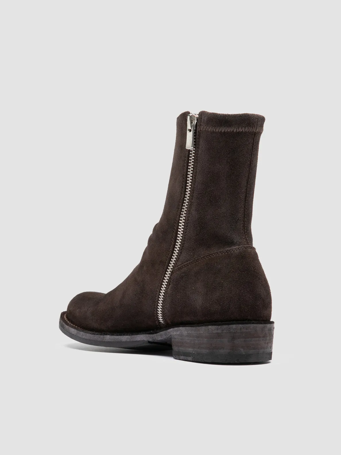 Trail Step Run Meet LEGRAND 171 - Brown Suede Zipped Boots
