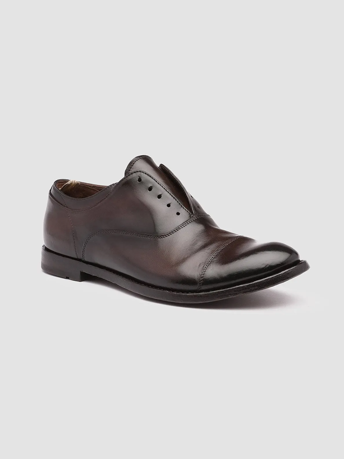 Classy flair ANATOMIA 08 - Brown Leather Oxford Shoes