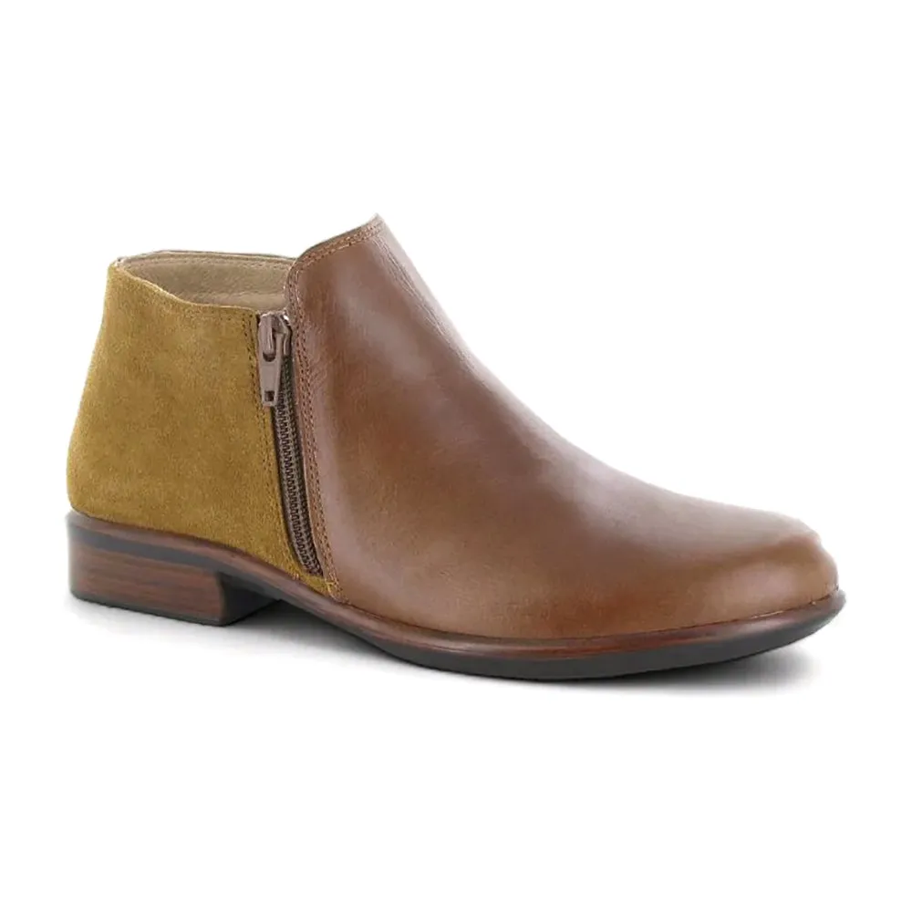 Sports Driven Sturdy Construction Helm Bootie (26030) - Maple Brown Leather/Desert Suede