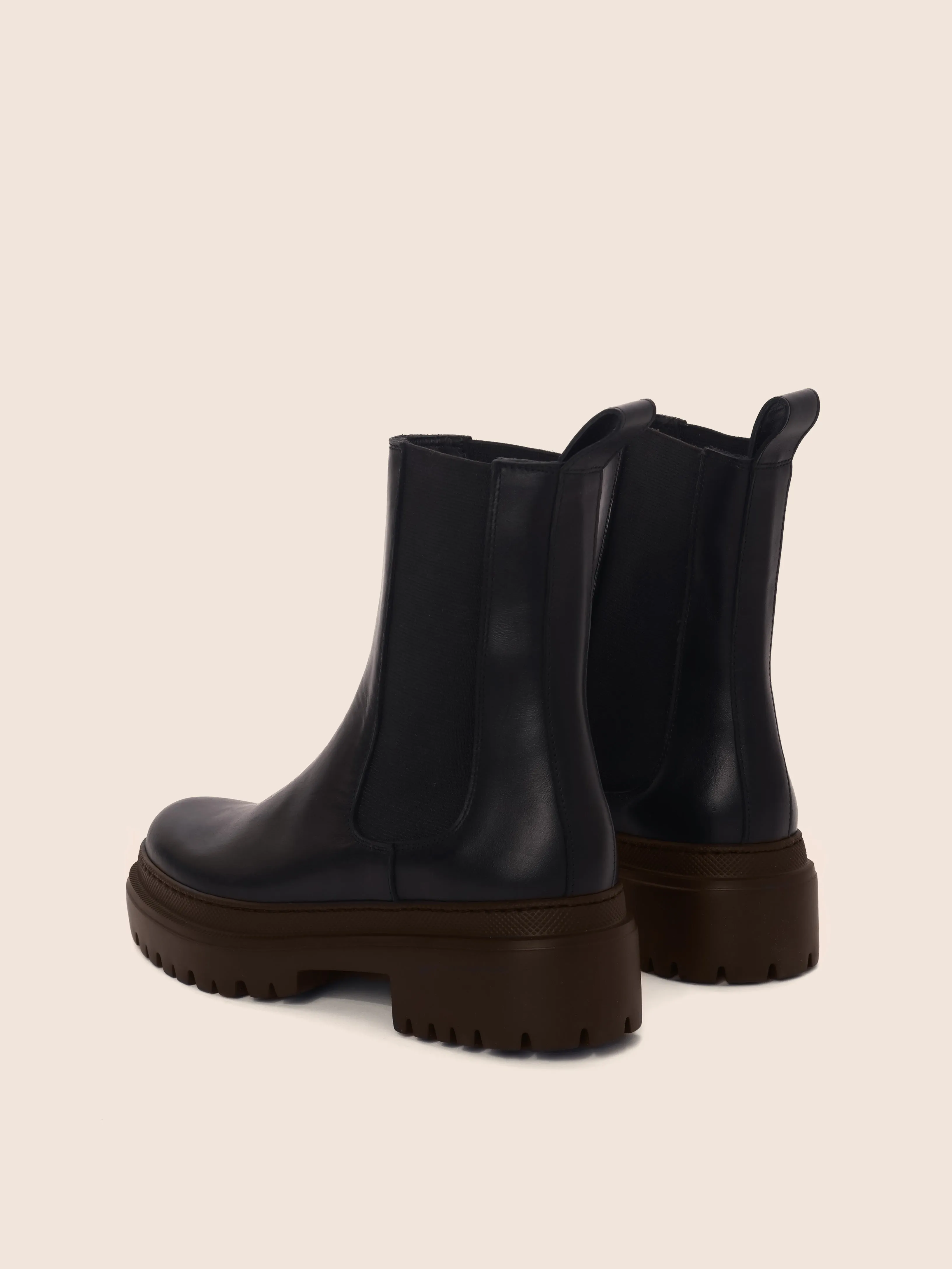 Corticella Combo Brown Unlined Boot Clean Finish Smooth Entry