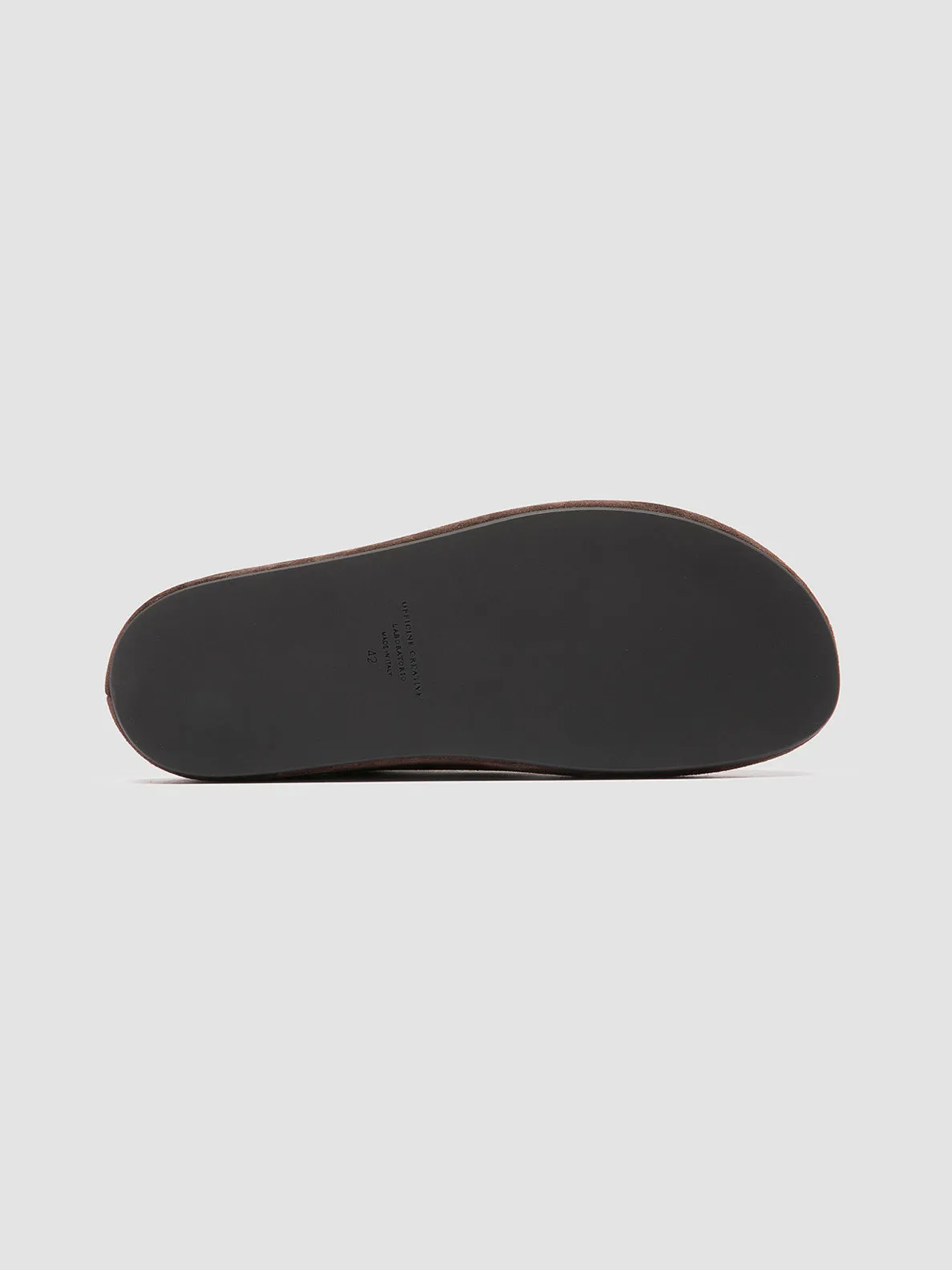 BABOUCHE 001 - Brown Suede Mule Sandals subtle style