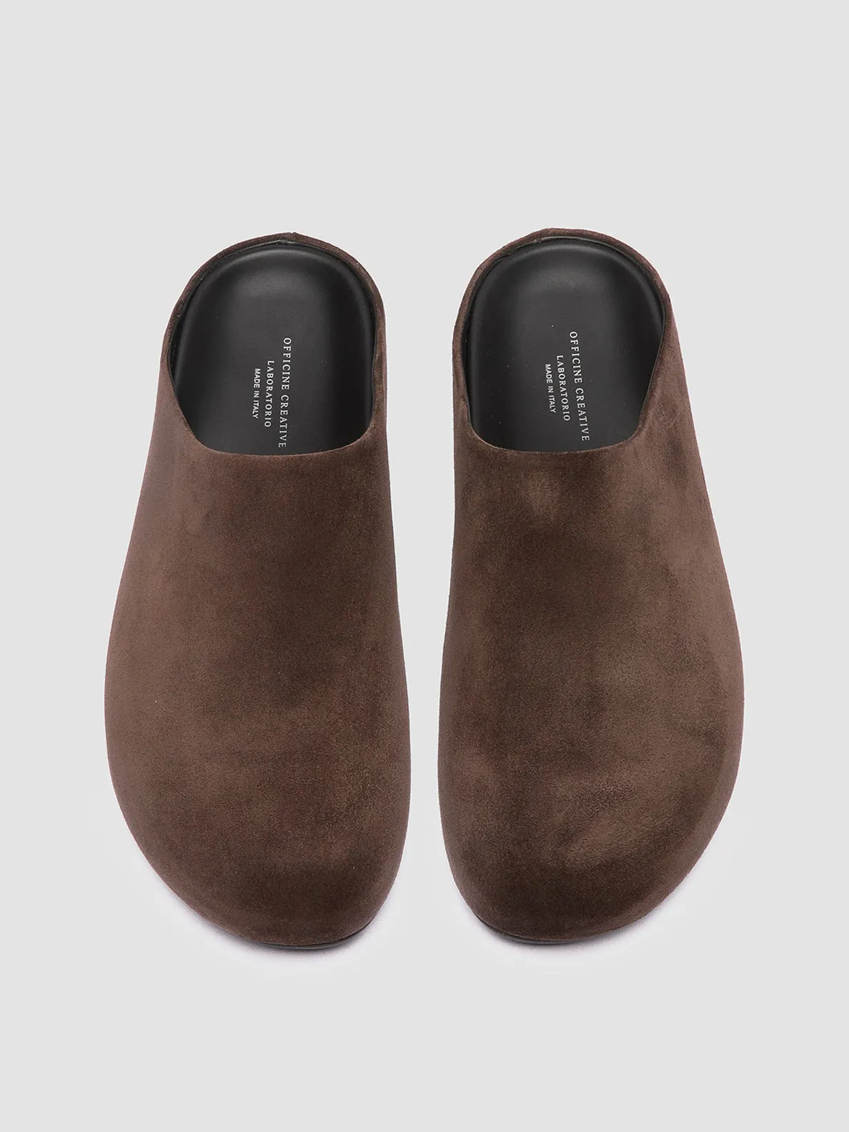 Active Step Walk Lifestyle BABOUCHE 001 - Brown Suede Mule Sandals