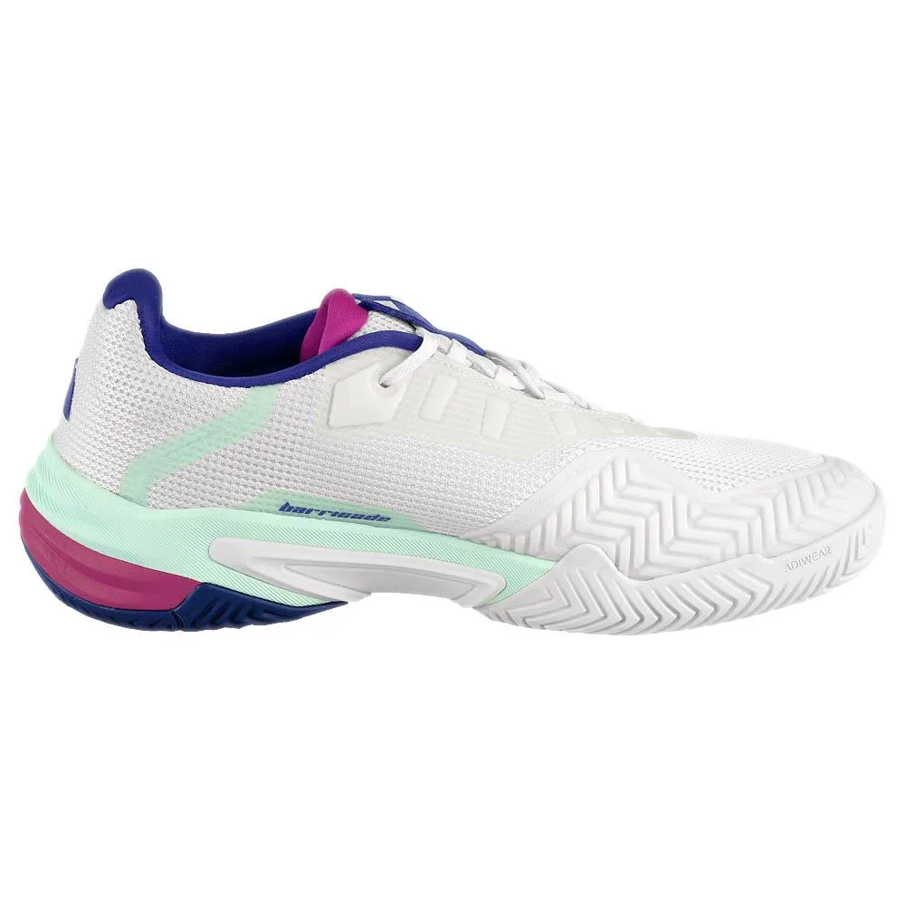 Balanced Design adidas Men's Barricade 13 - Cloud White/Lucid Blue