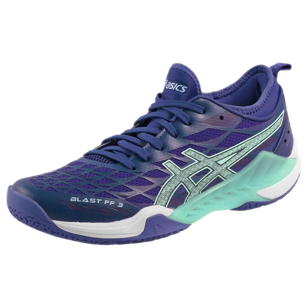 Asics Women's Blast FF 3 - Eggplant/Aquamarine Safe Flex Side Hold