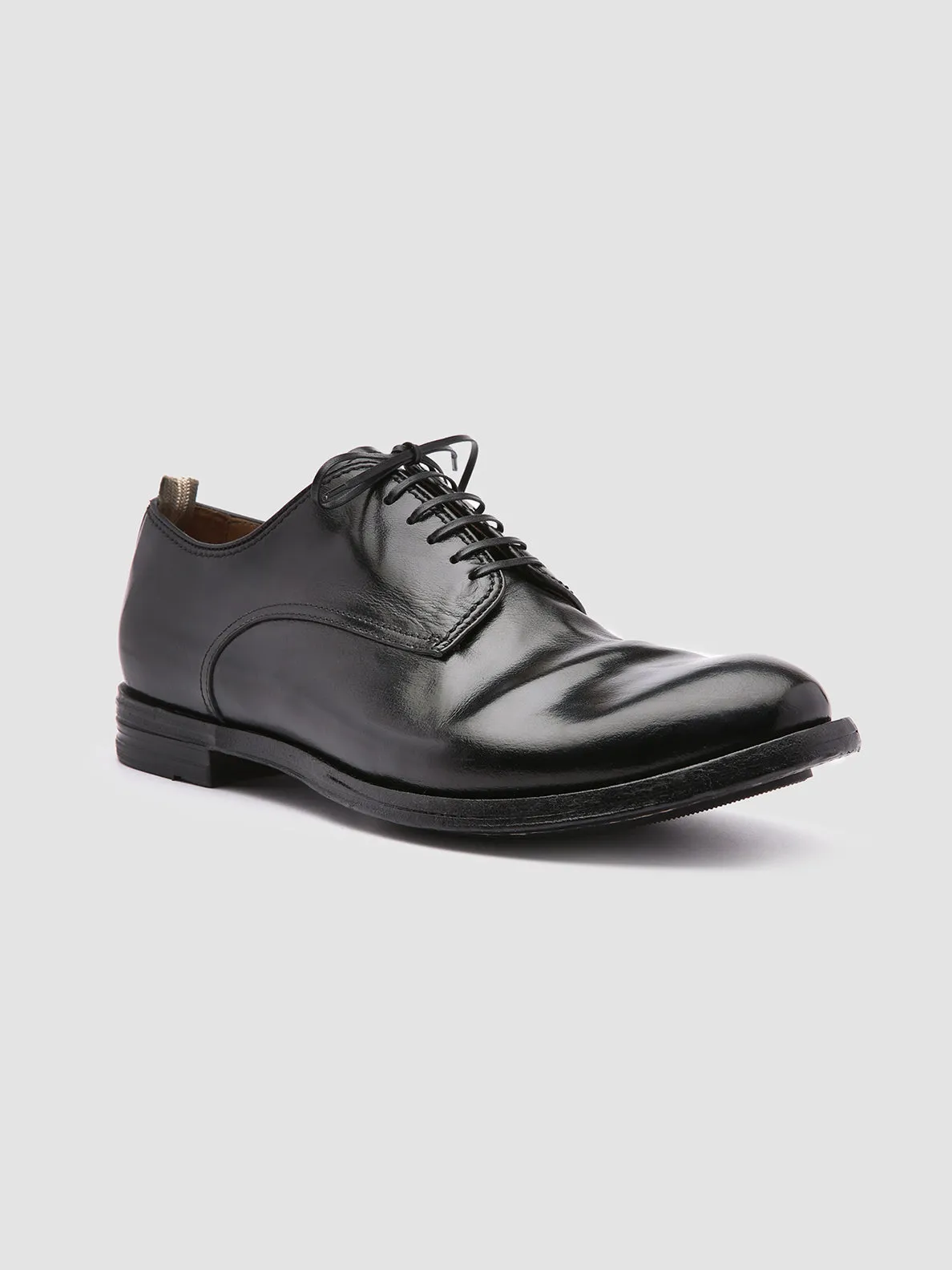Core Design Refined fit ANATOMIA 012 - Black Leather Derby Shoes