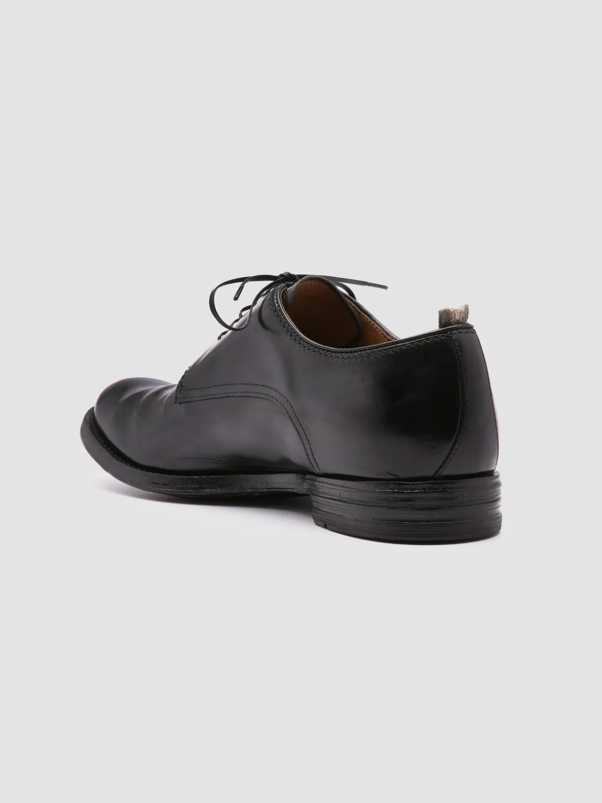Everyday Support Elevated Sole ANATOMIA 012 - Black Leather Derby Shoes