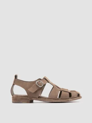 Premium Fit LEXIKON 536 - Taupe Suede Sandals