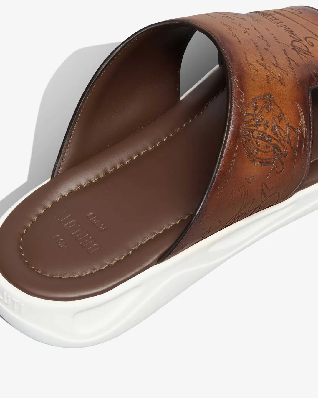 stylish aesthetics shoes weekend runner shoes Berluti Shadow Leather Sandals