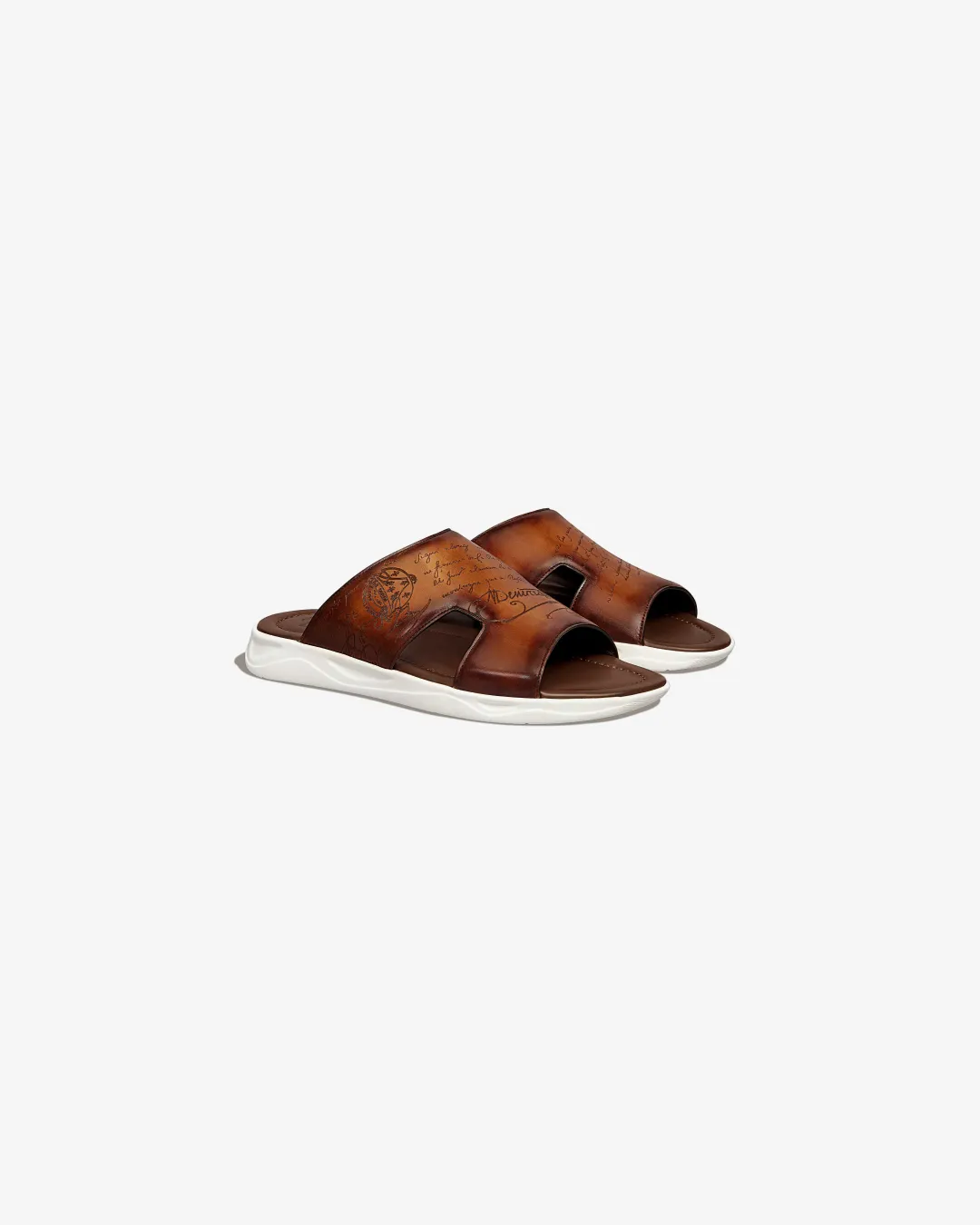 indoor accessory rehabilitation running shoes Berluti Shadow Leather Sandals