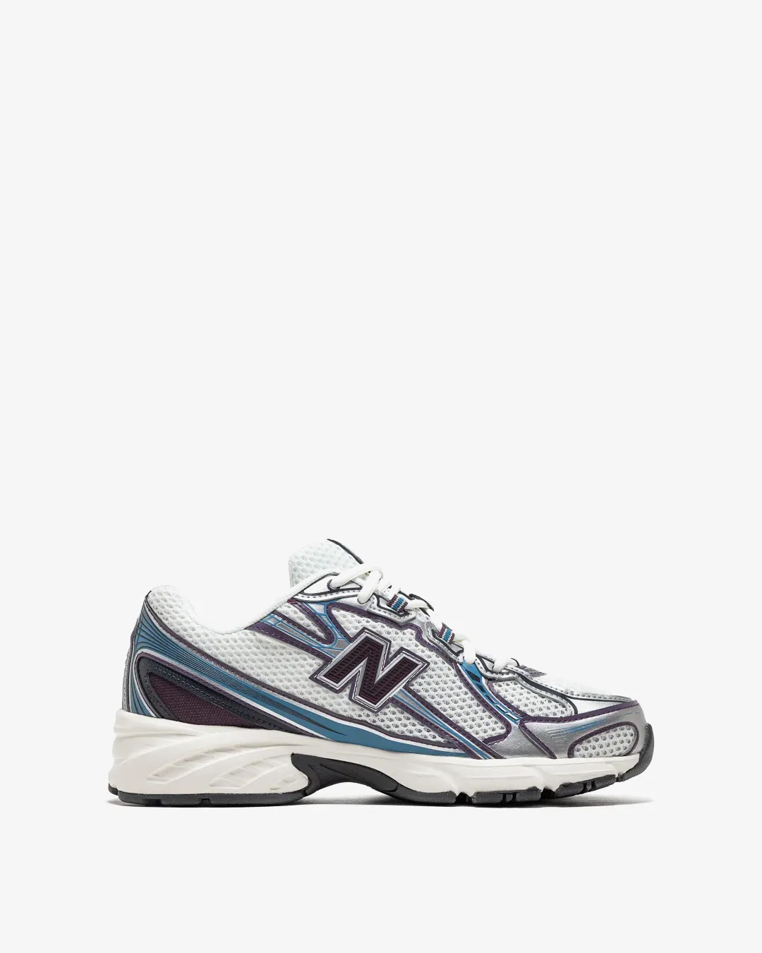 New Balance 740 'SEA SALT / PLUM BROWN' Sneakers Comfortable Fit Shoes