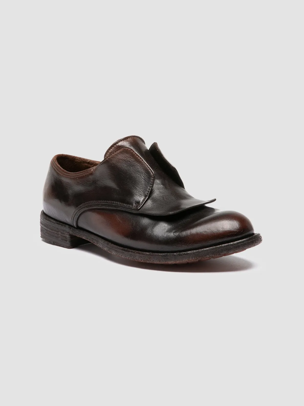 Step Easy Child Pace LEXIKON 159 - Brown Leather Derby Shoes