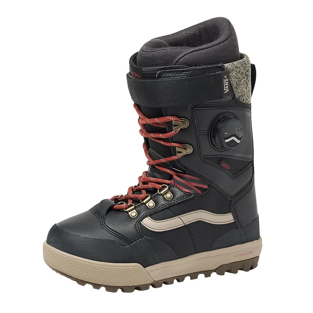 Vans 2025 Womens Luna Ventana Pro Boots - Black/Red Cold Safe Gear Heavy Snow
